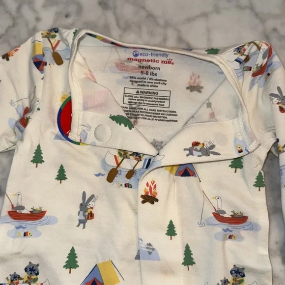 NWT MAGNETIC ME MODAL CAMPING LAKE FOOTIE - Picture 4 of 6